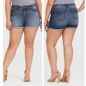 Torrid Blue Jean Shorts